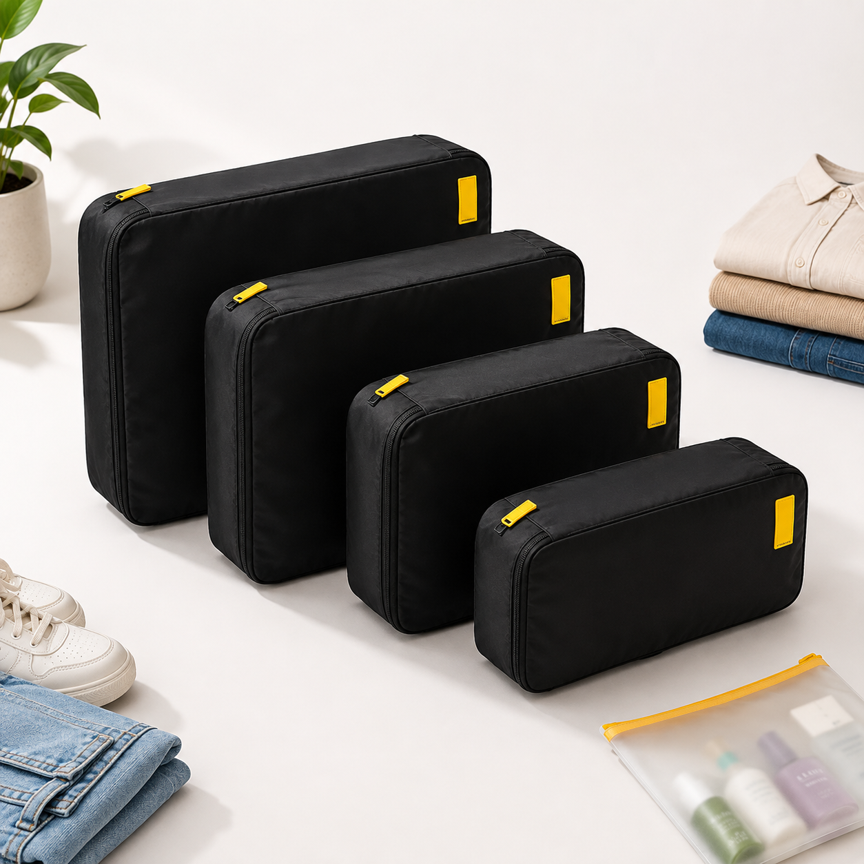 Veyora Travel Packing Cubes | 6-Piece Organizer Set